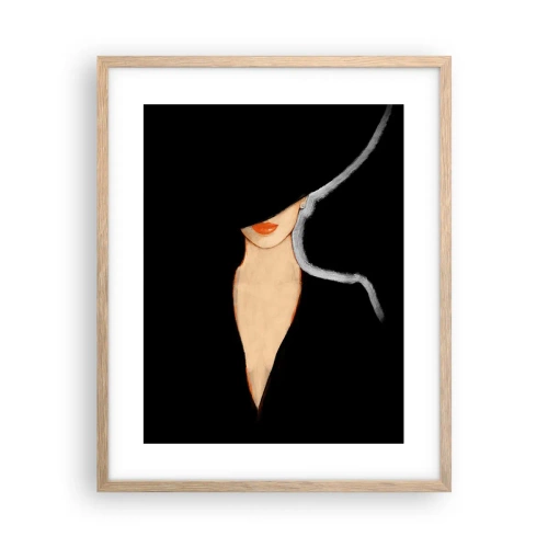 Poster in light oak frame - Elegance and Style - 40x50 cm