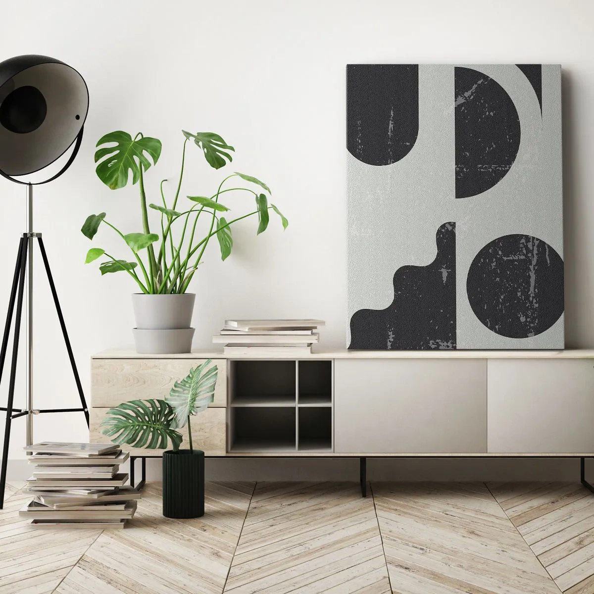 Canvas picture - Composition Above and Under - 50x70 cm