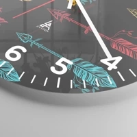 Clock face with numbers