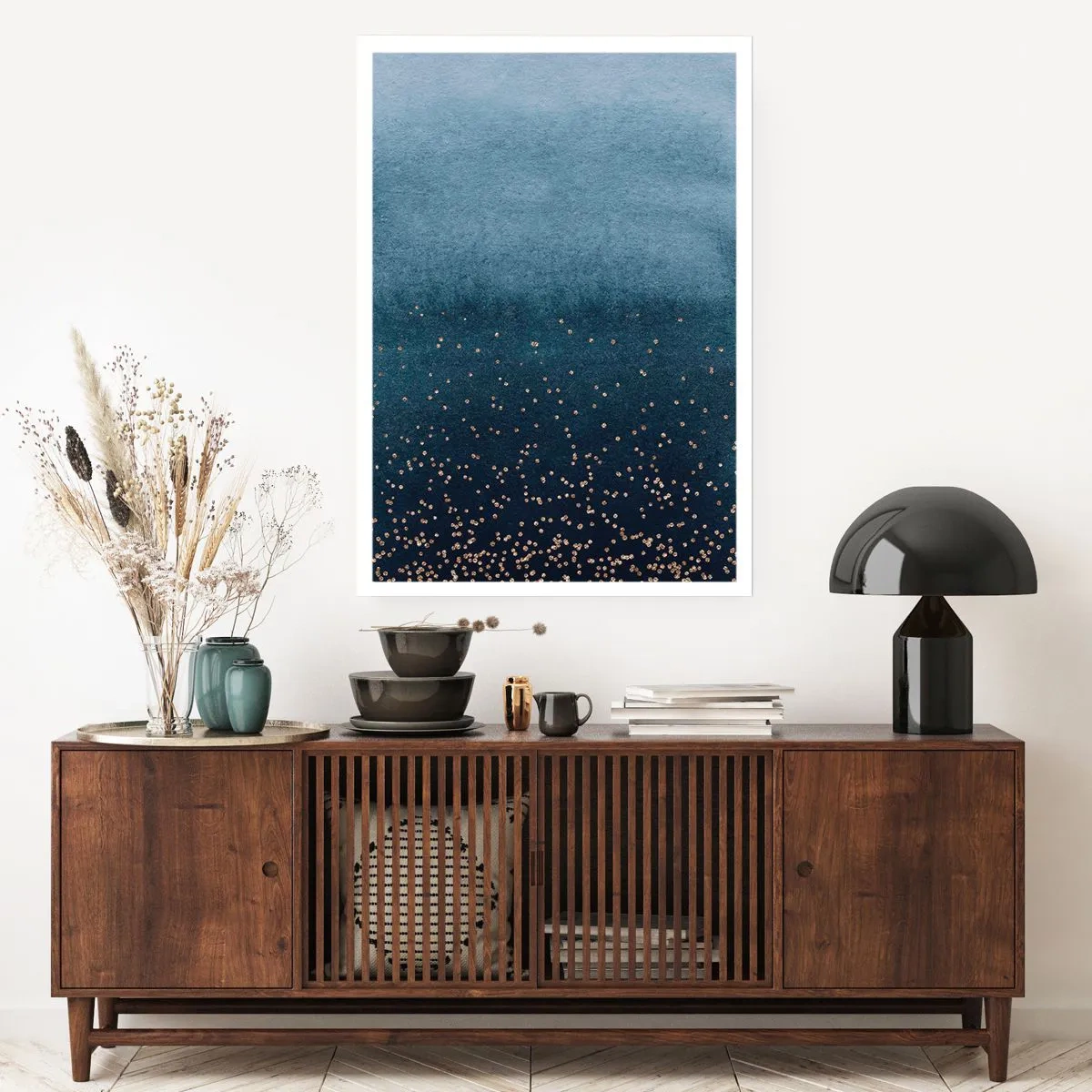 Poster - Composition - Blue Phases - 70x100 cm
