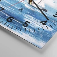 Clock face with numbers