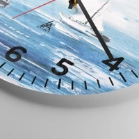 Clock face with numbers