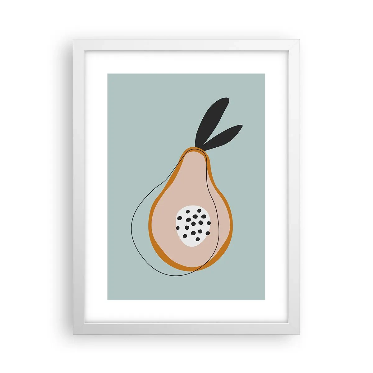 Poster in white frmae - Penetrating the Nature of Things - 30x40 cm