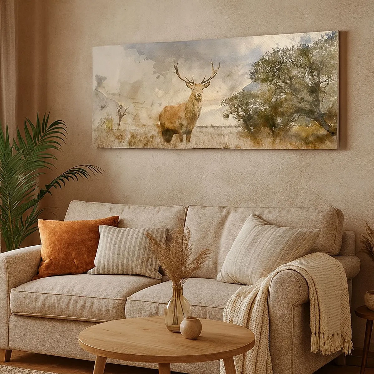 Canvas picture - Dignity - Strength - Majesty - 100x40 cm