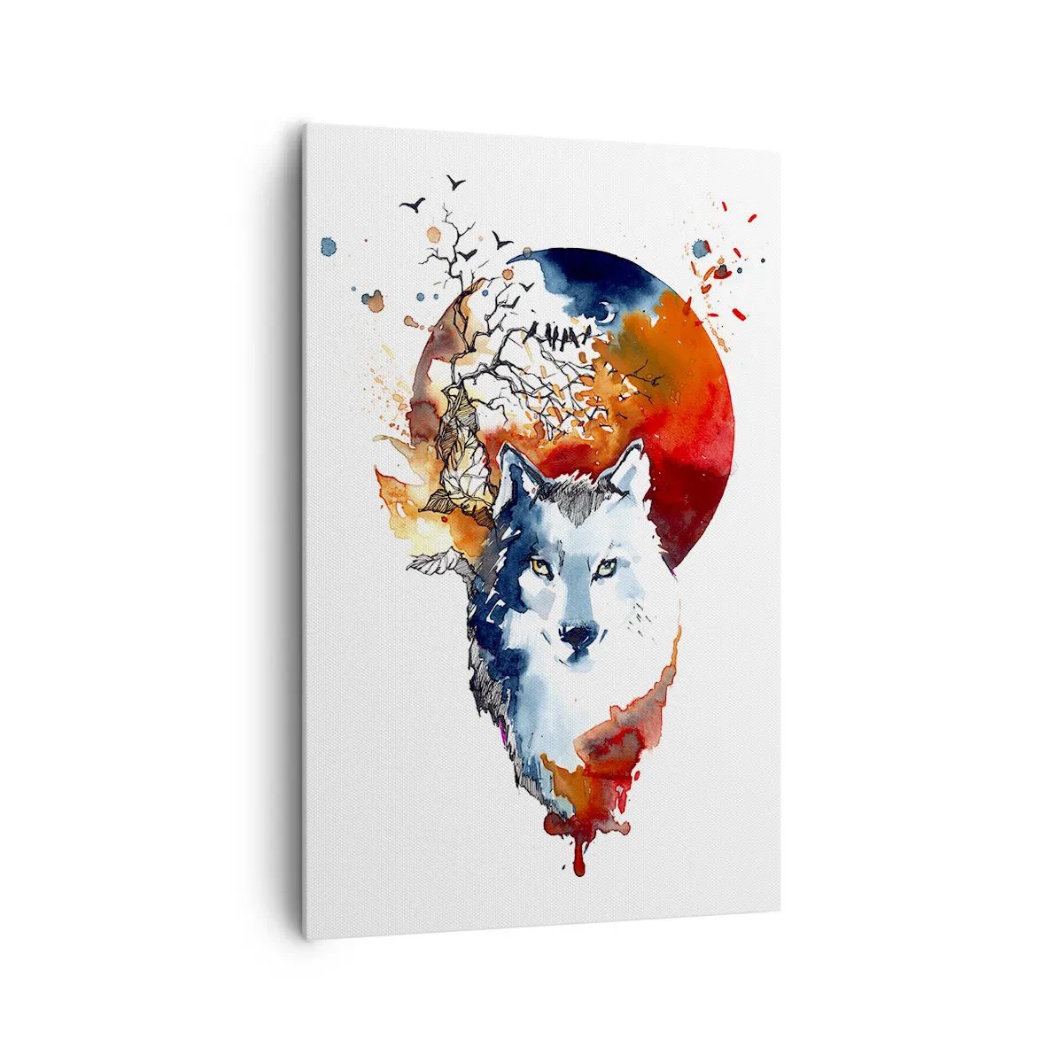 Canvas picture - Face to Face With the Night - 80x120 cm