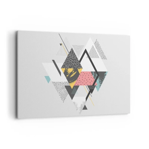 Canvas picture - Variation for Triangle and Rhombus - 120x80 cm