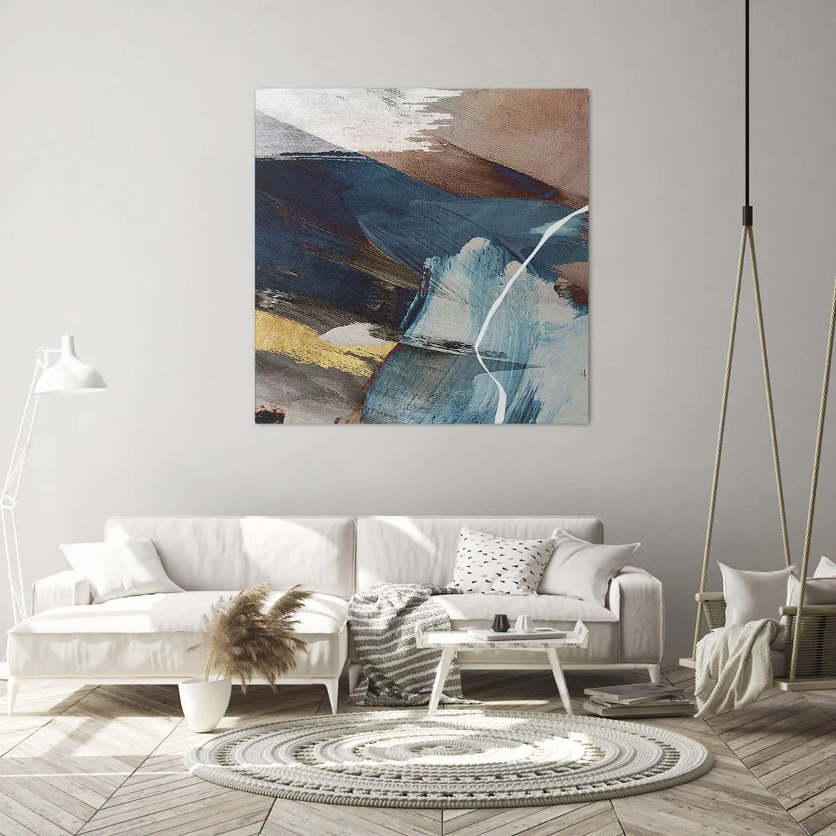 Canvas picture - With Panache and Energy - 50x50 cm