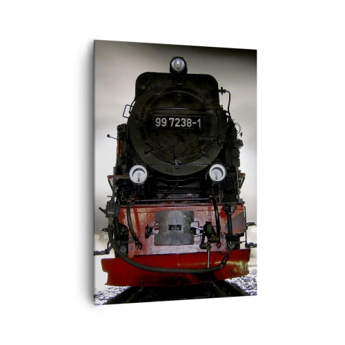 Canvas picture - Standing and Wheezing, Panting and Blowing - 70x100 cm