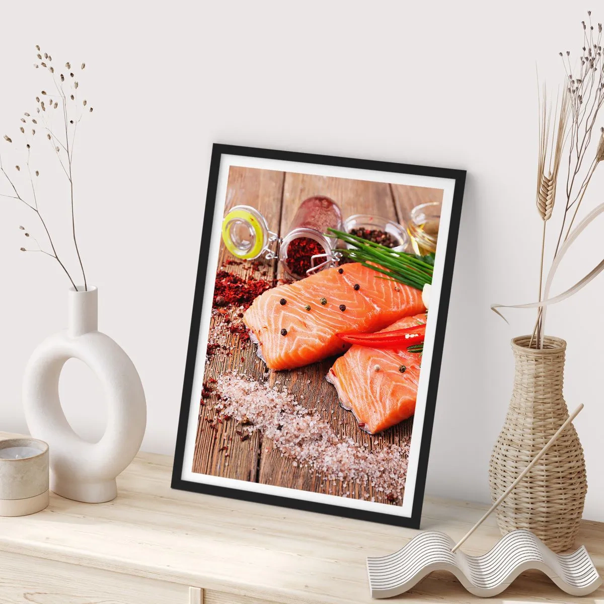 Poster in black frame - Norwegian Adventure in the Kitchen - 61x91 cm