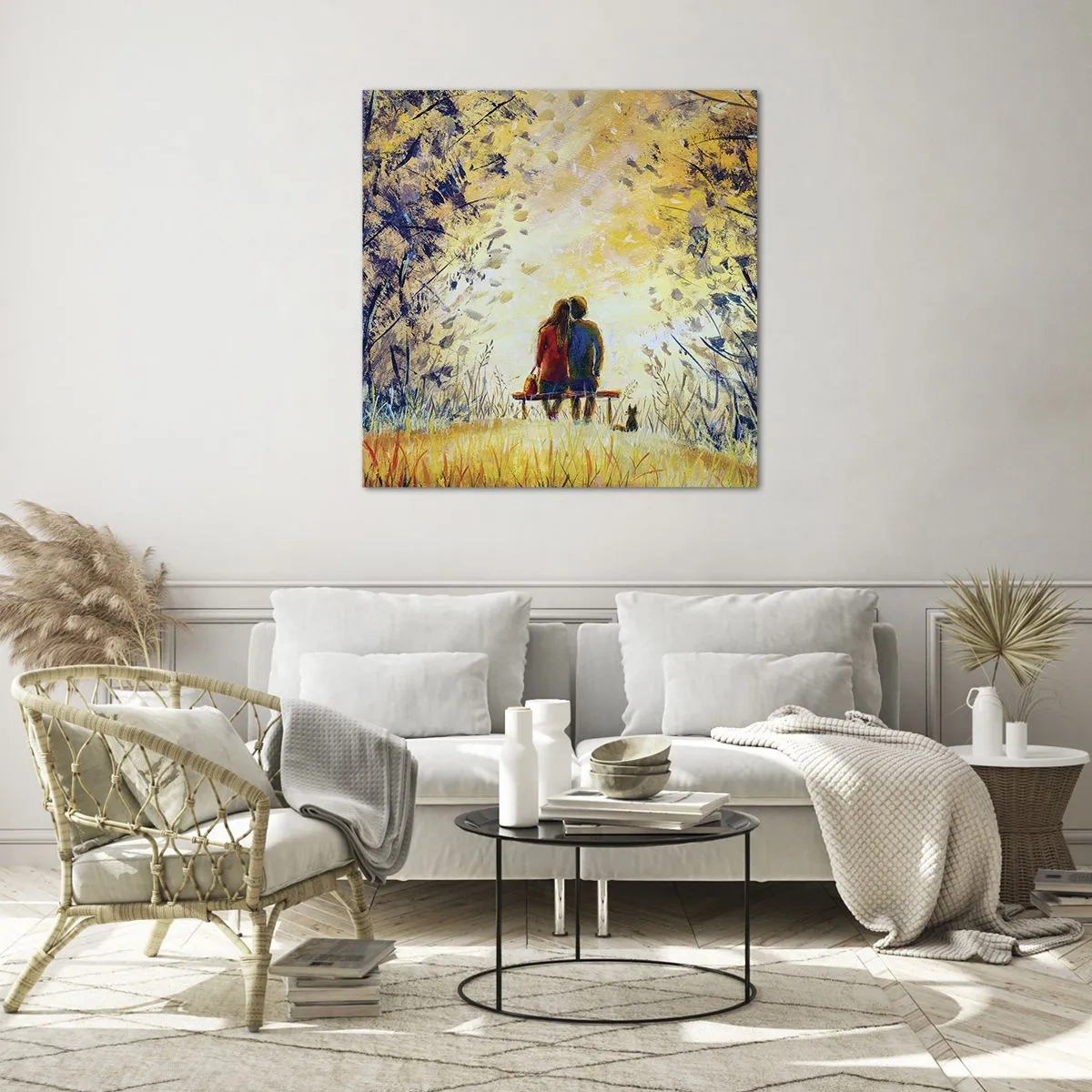 Glass picture - Magical Moment - 40x40 cm