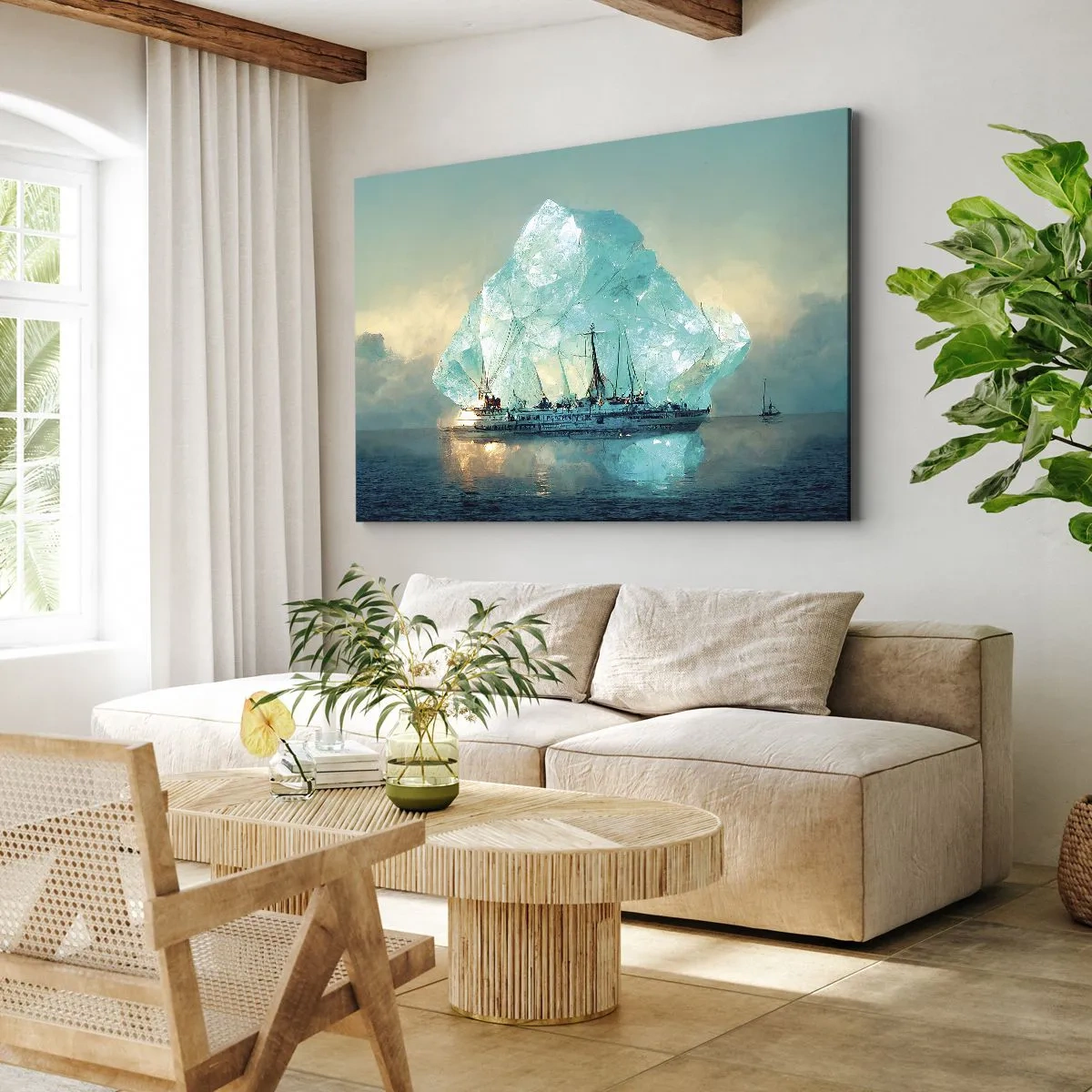 Canvas picture - Arctic Diamond - 70x50 cm