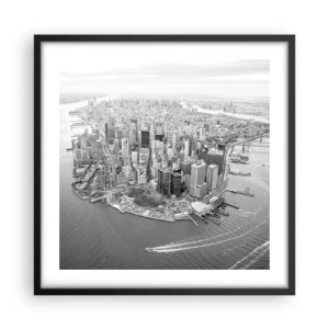 Poster in black frame - How Not to Love It? - 50x50 cm