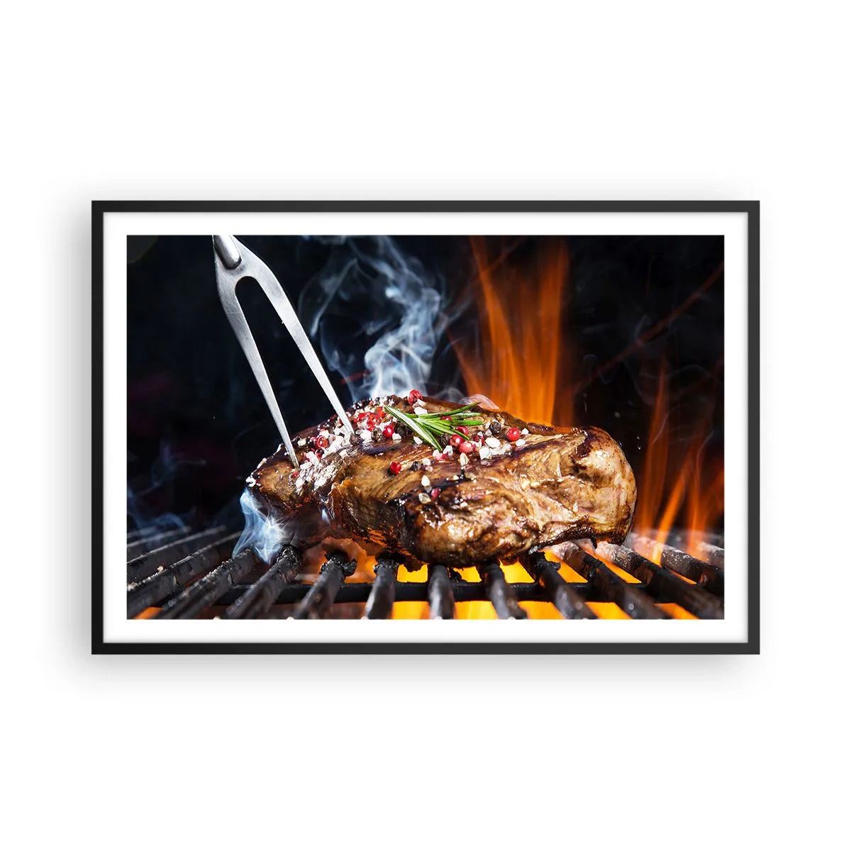 Poster in black frame - Juicy and Fragrant - 91x61 cm