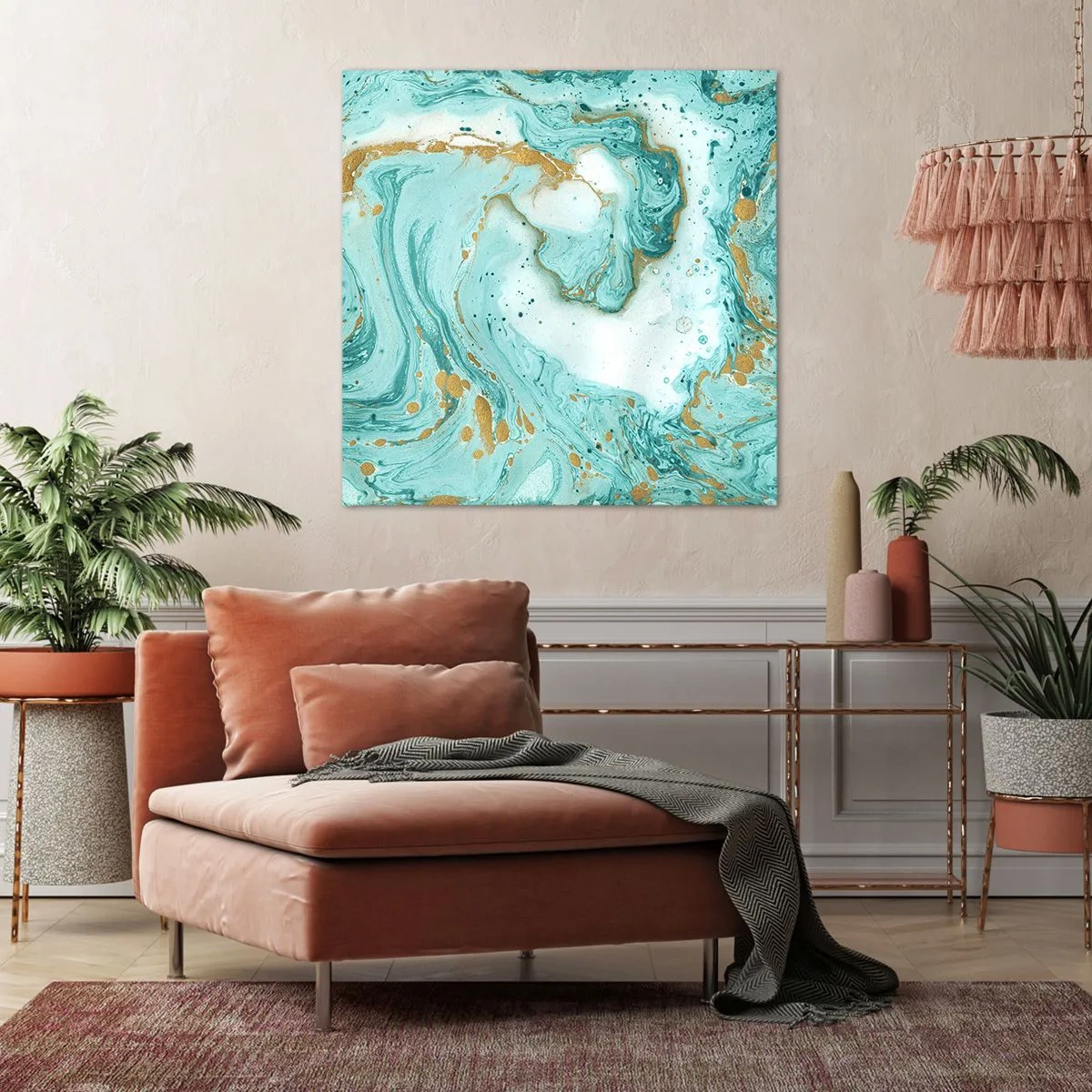 Canvas picture - Under the Great Wave of the Edo Period - 50x50 cm