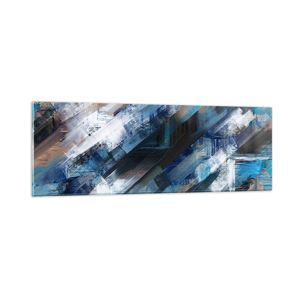 Glass picture - On the Blue Slant - 90x30 cm