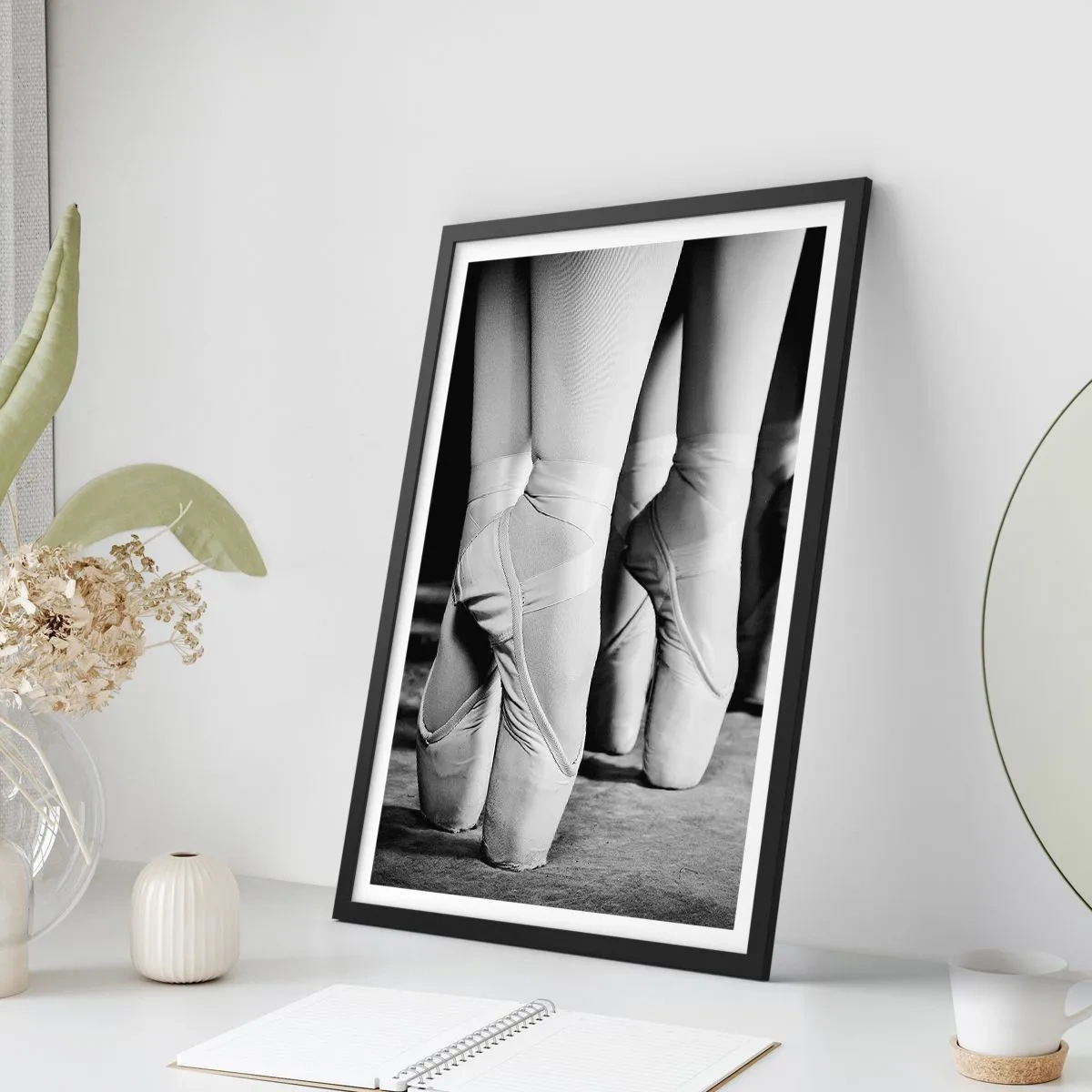 Poster in black frame - Together, Lightly - 61x91 cm