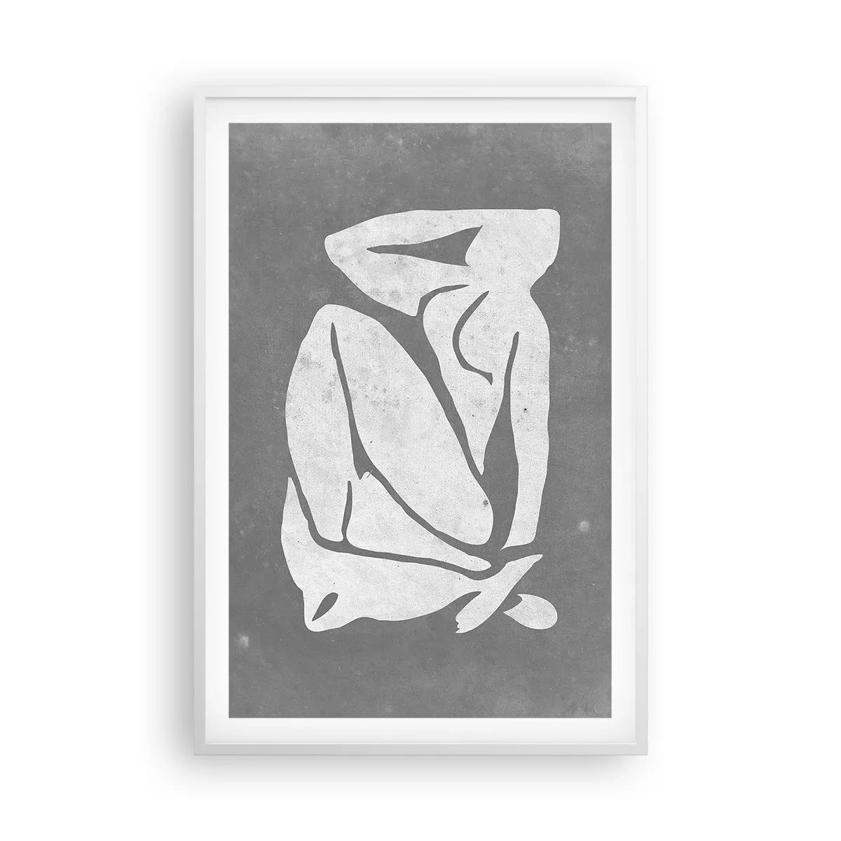 Poster in white frmae - Lost in Thoughts - 61x91 cm