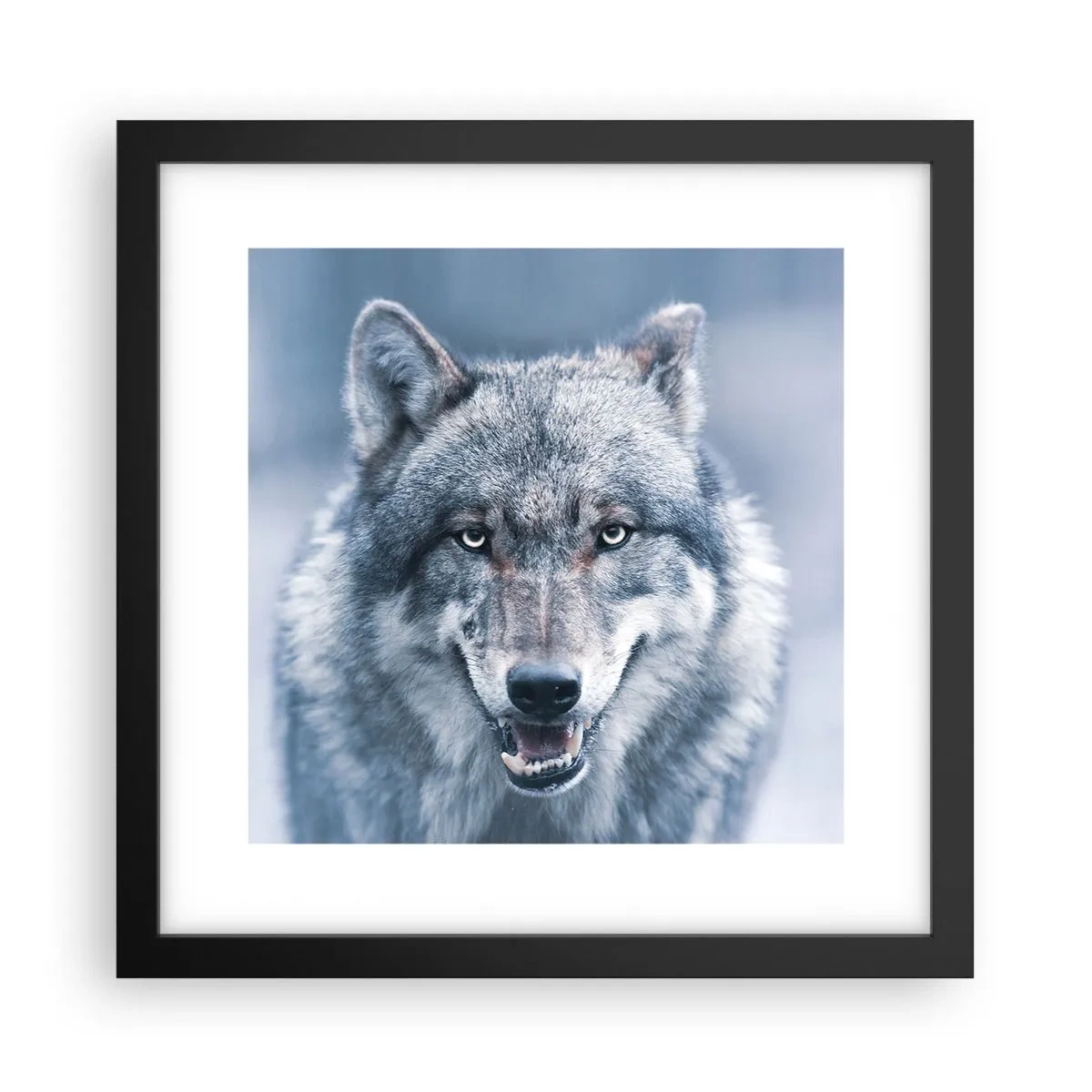 Poster in black frame - Will You Take Up the Challenge? - 30x30 cm