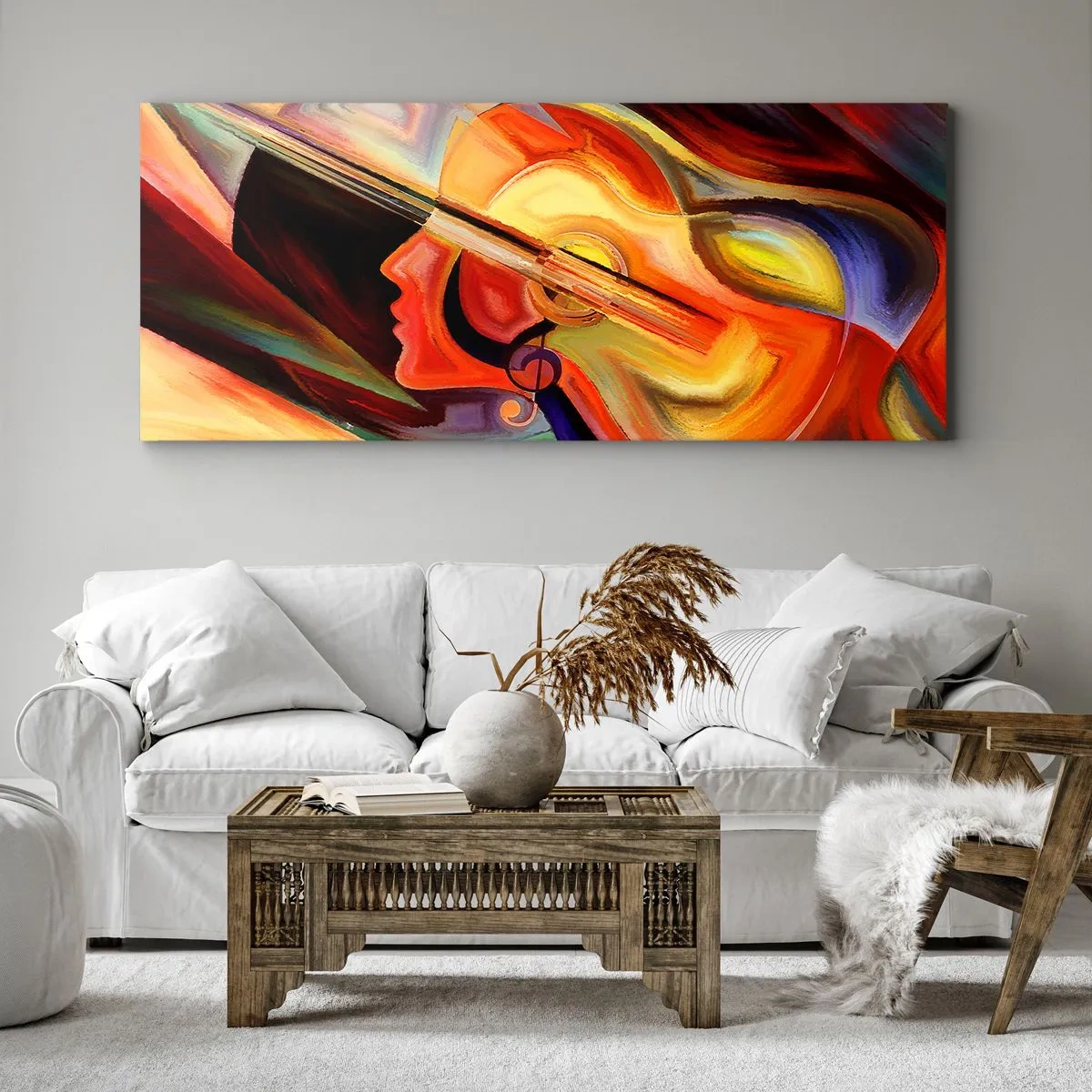 Canvas picture - All Is Tuned Up - 90x30 cm