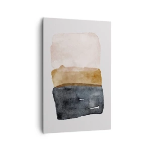 Canvas picture - Composition of the Colours of the Soil - 80x120 cm