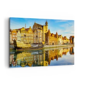 Canvas picture - Mirror Reflection of the Past - 100x70 cm