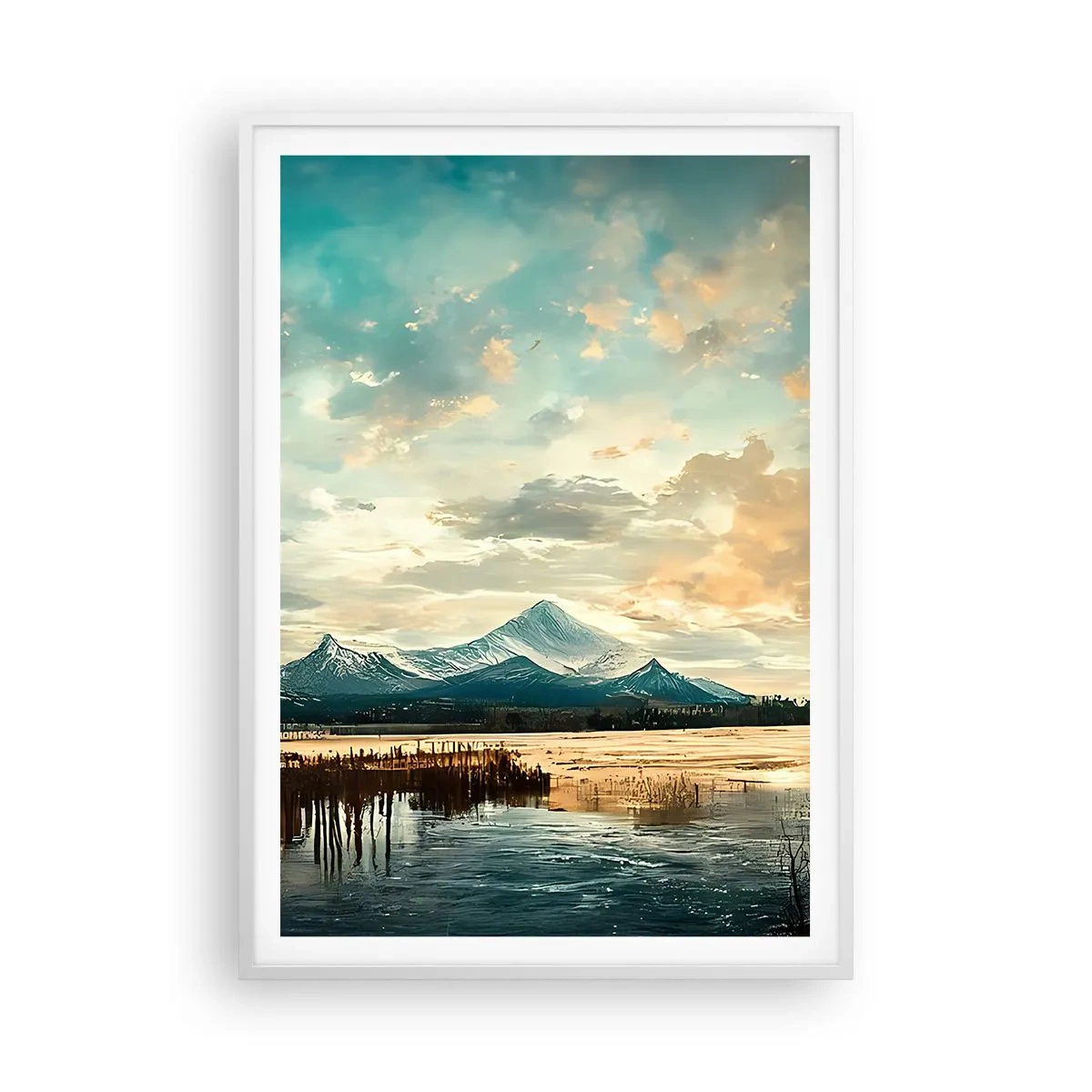 Poster in white frmae - Under Heaven's Protection - 70x100 cm