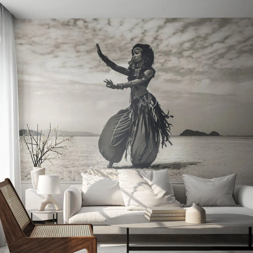 Photo Wallpaper Premium Canvas - Dance of Southern Islands - Dancer, India, Orient - 300x210 cm