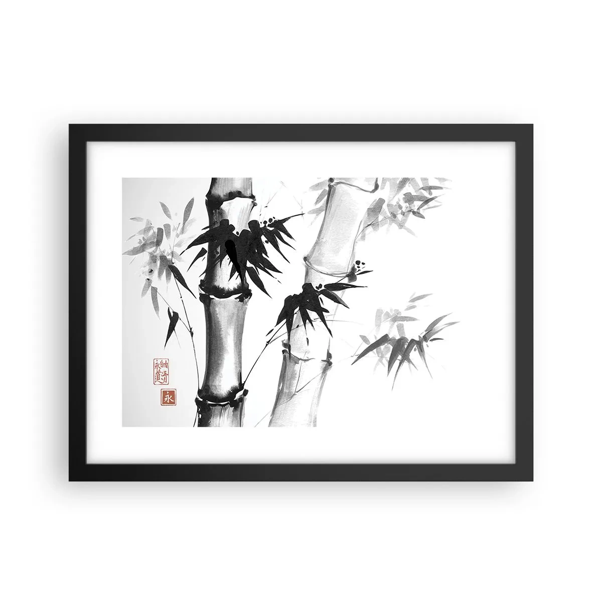 Poster in black frame - Close-up to the Orient - 40x30 cm