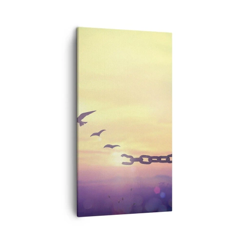 Canvas picture - Victory of Freedom - 45x80 cm