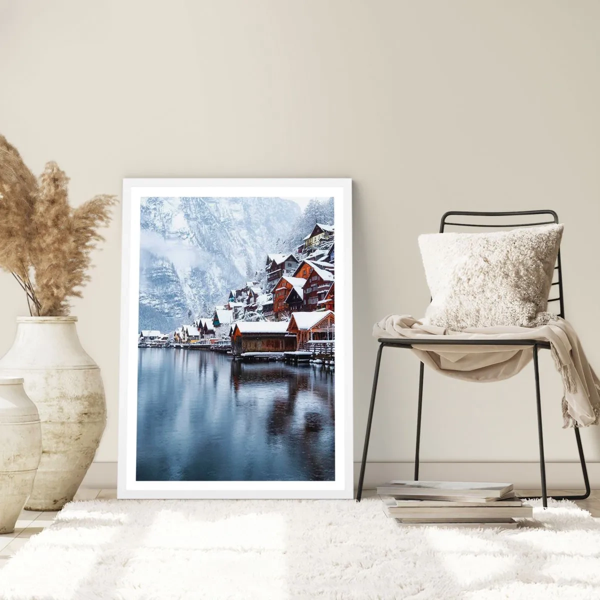 Poster in white frmae - In Winter Decoration - 40x50 cm