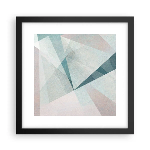 Poster in black frame - Calmly but Dynamically - 30x30 cm