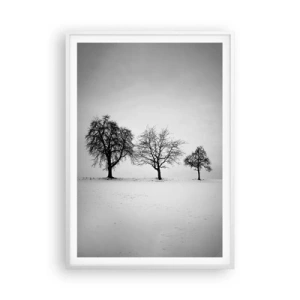 Poster in white frmae - What Are They Dreaming About? - 70x100 cm