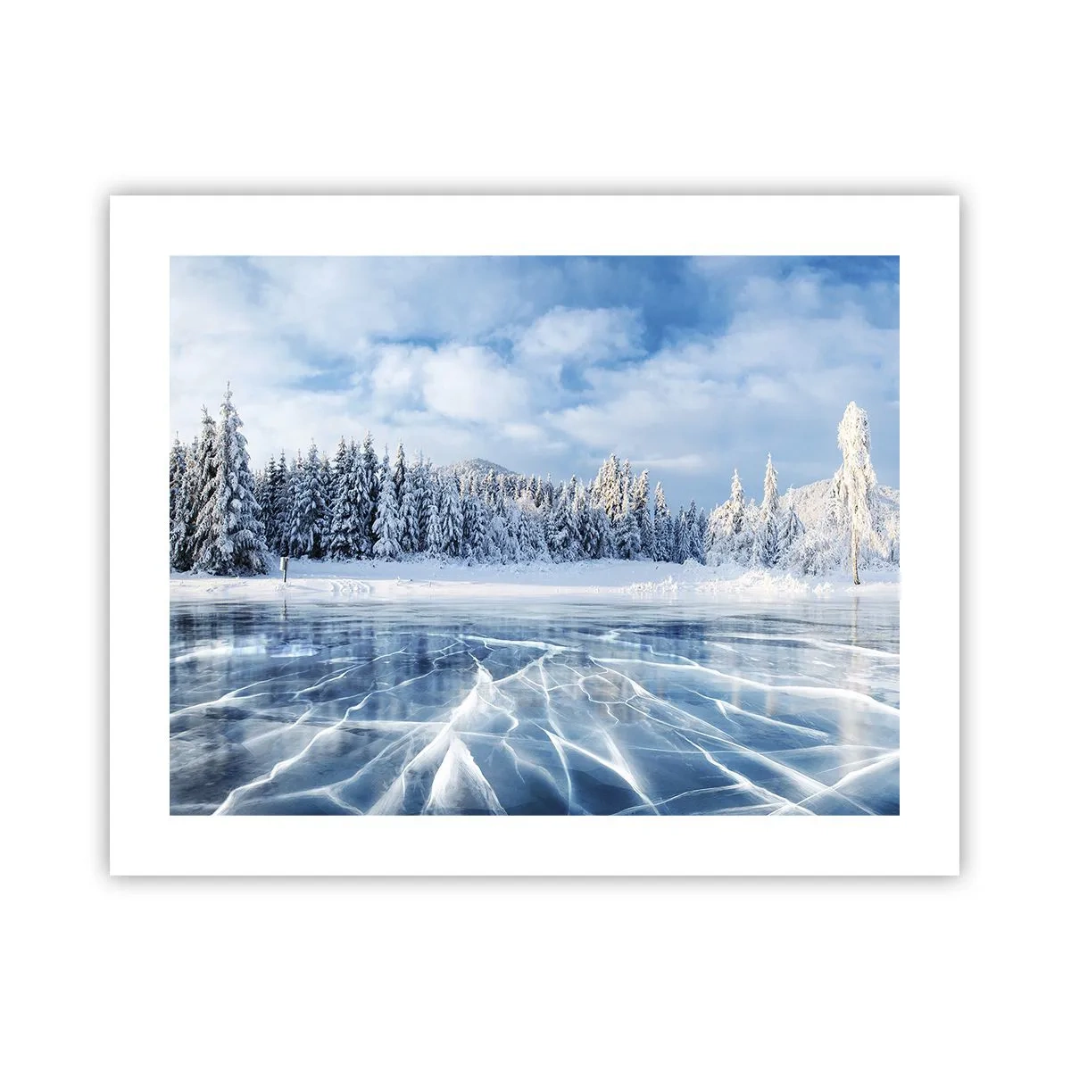 Poster - Dazling and Crystalline View - 50x40 cm