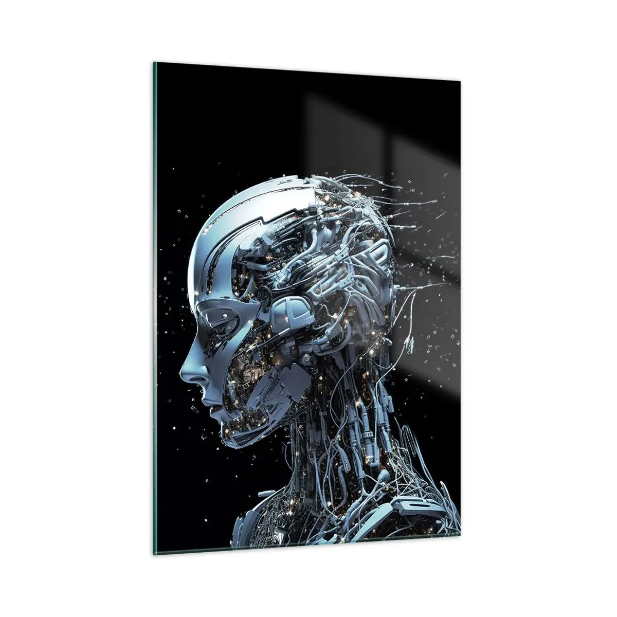 Glass picture - Technology Is a Woman - 50x70 cm