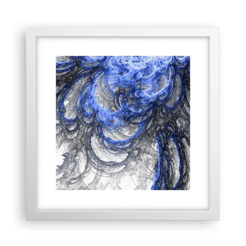 Poster in white frmae - Birth of a Wave - 30x30 cm