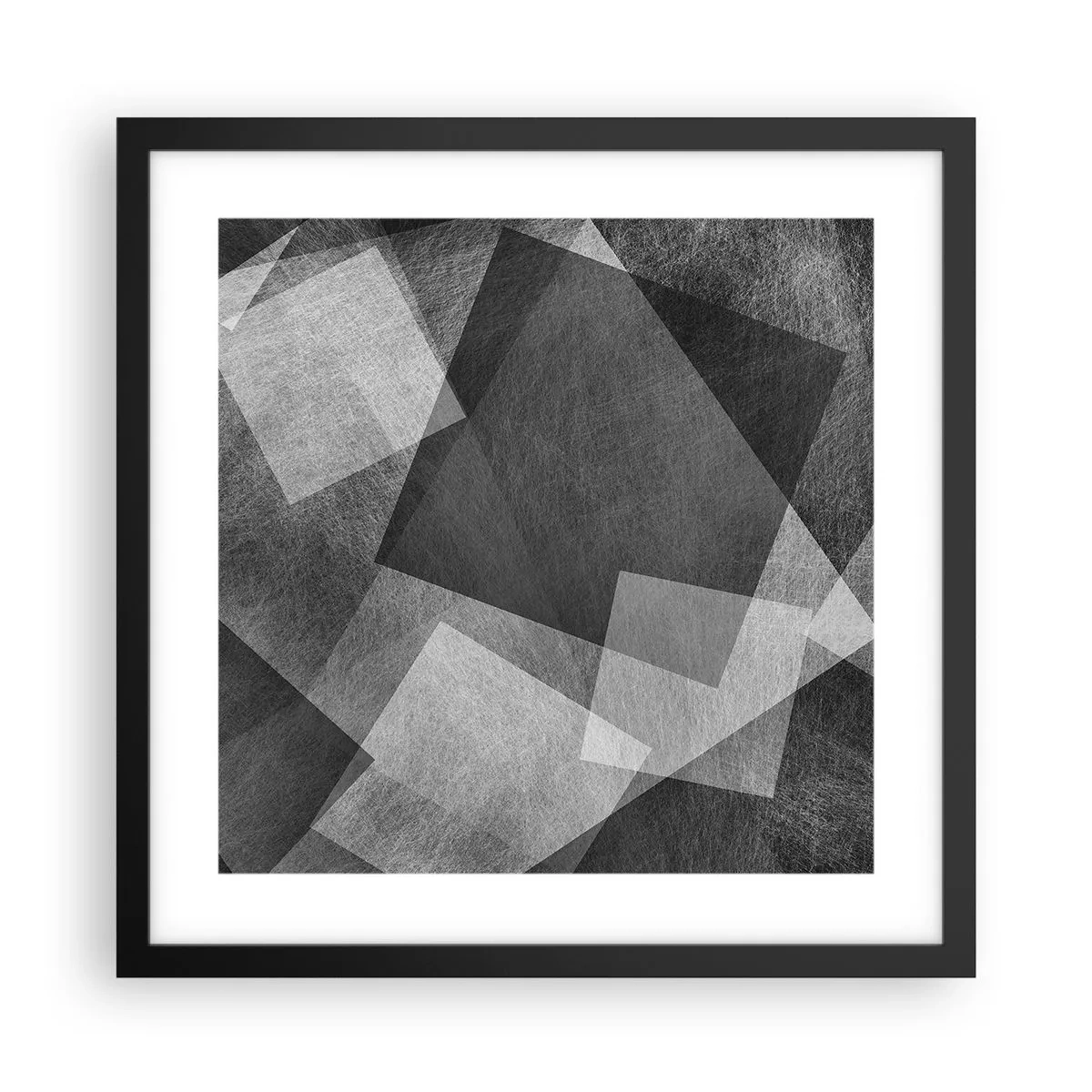 Poster in black frame - Eternal Symbol of Durability and Order - 40x40 cm