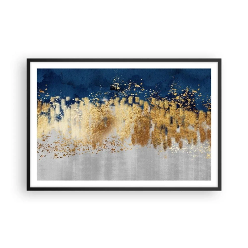 Poster in black frame - Modern Composition and Twinkle - 91x61 cm