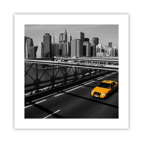 Poster - Colour of a Big City - 40x40 cm