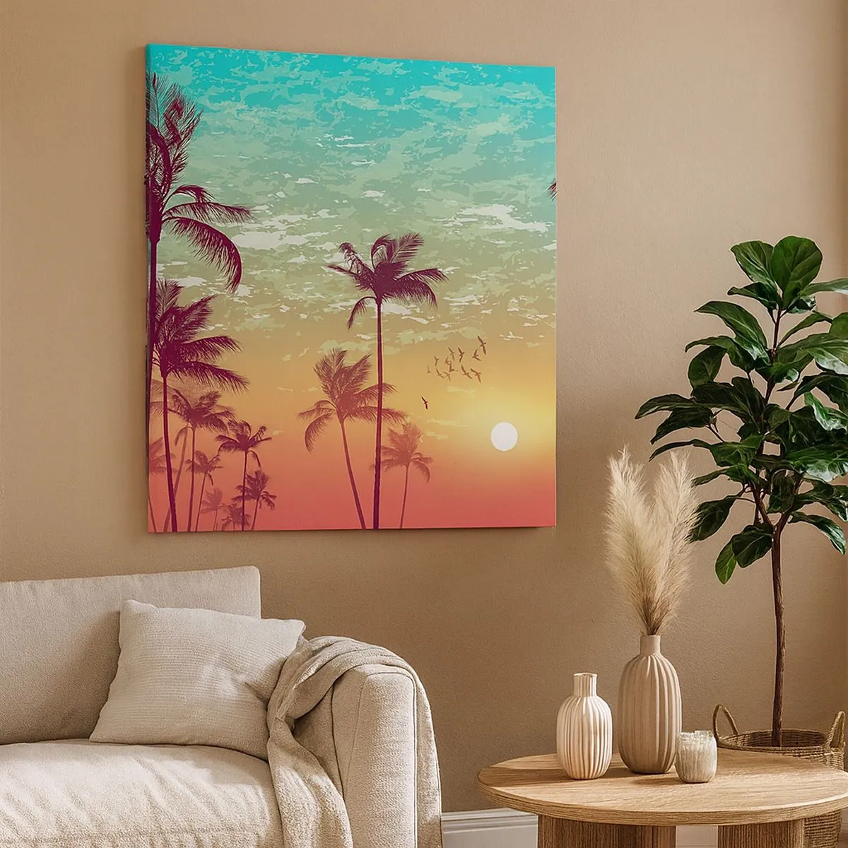 Canvas picture - Tropical Climate - 30x30 cm
