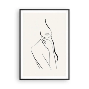 Poster in black frame - Wave of Melancholy - 70x100 cm