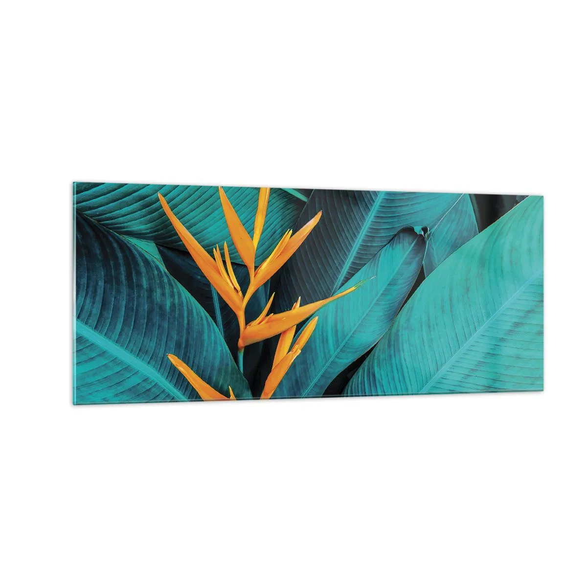 Glass picture - Flower of Eden - 100x40 cm