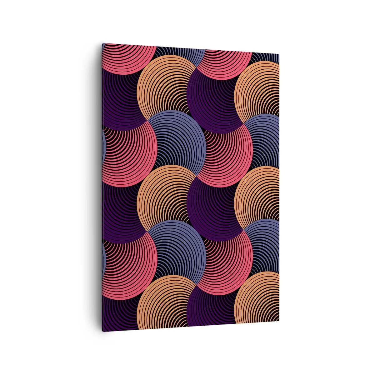 Canvas picture - In a Circular Rhythm - 70x100 cm