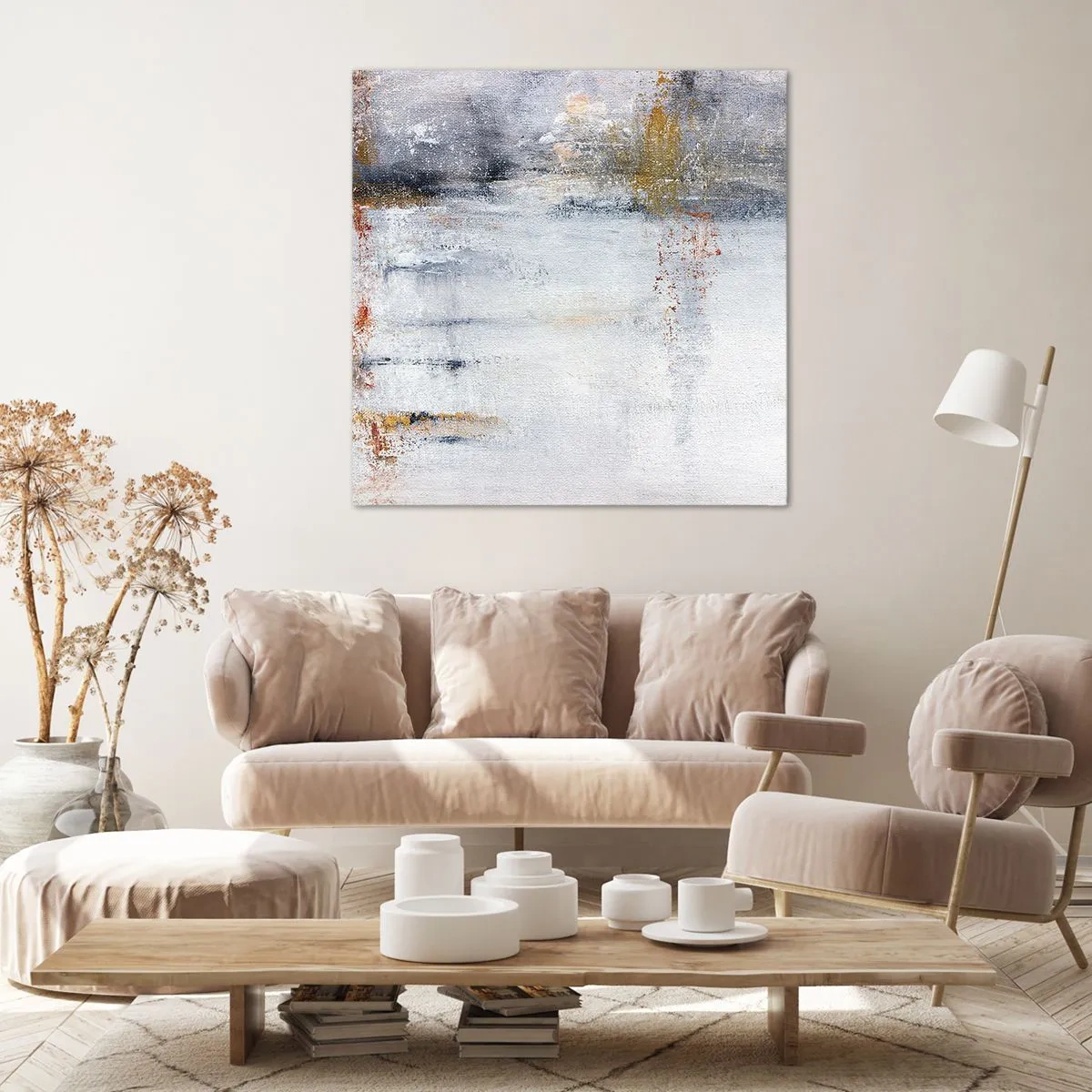 Canvas picture - Behind a Curtain of Air - 70x70 cm