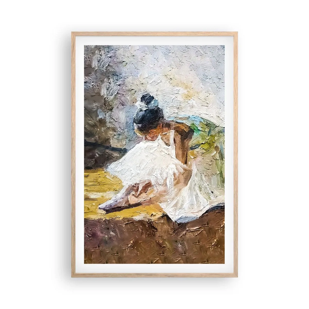 Poster in light oak frame - From Degas' Painting - 61x91 cm