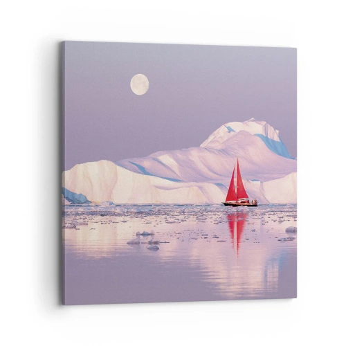 Canvas picture - Heat of the Sail, Cold of the Ice - 70x70 cm