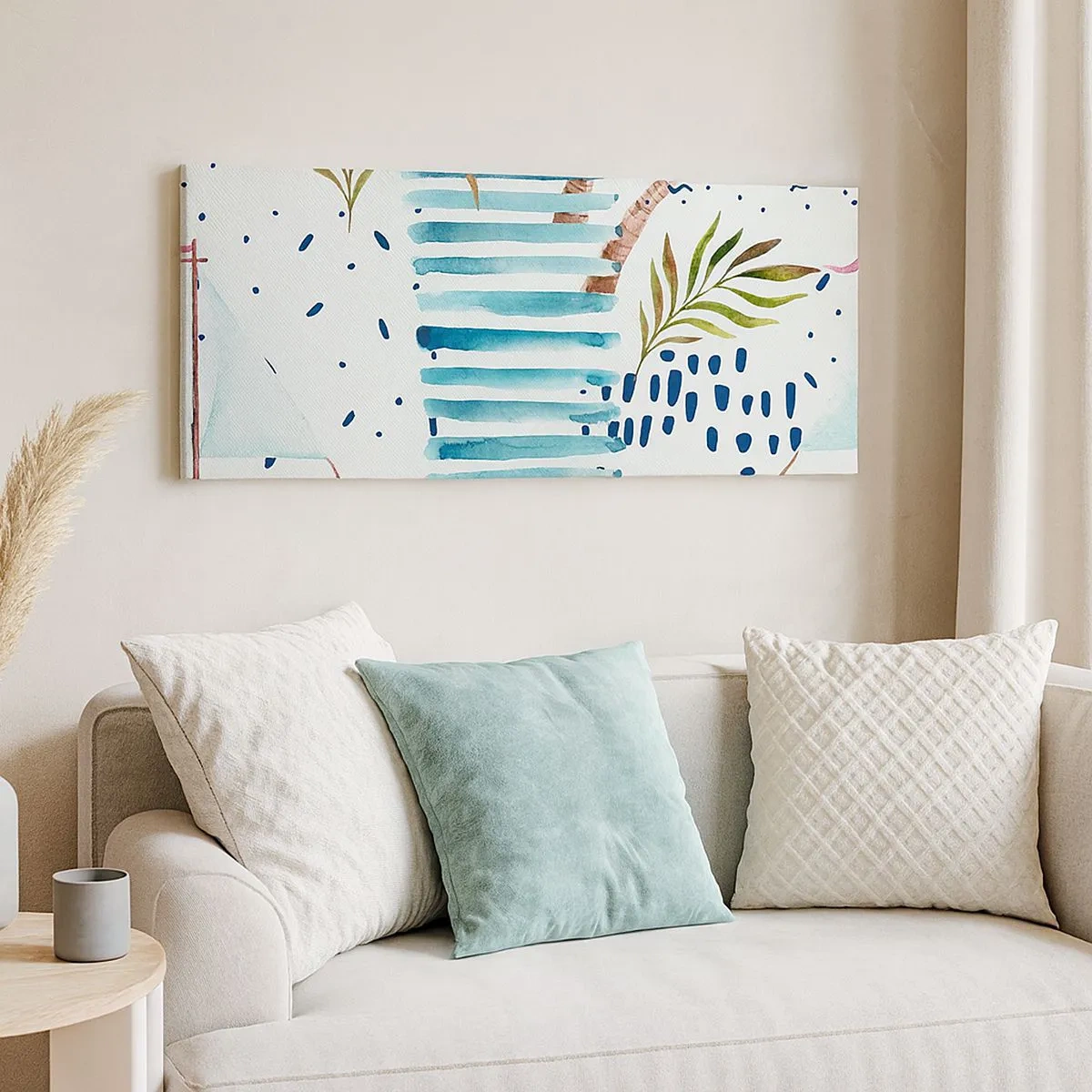 Canvas picture - Holidays under the Palms - 100x40 cm