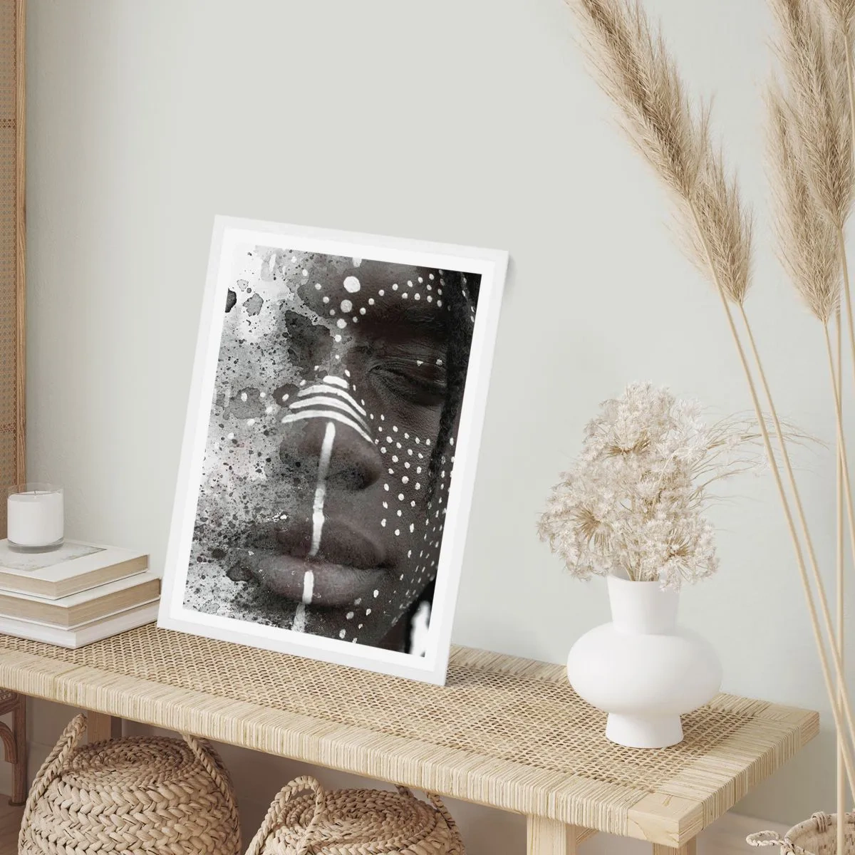 Poster in white frmae - Dsicover Primordial Spirit - 61x91 cm