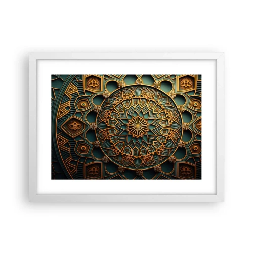 Poster in white frmae - In Arabic Style - 40x30 cm