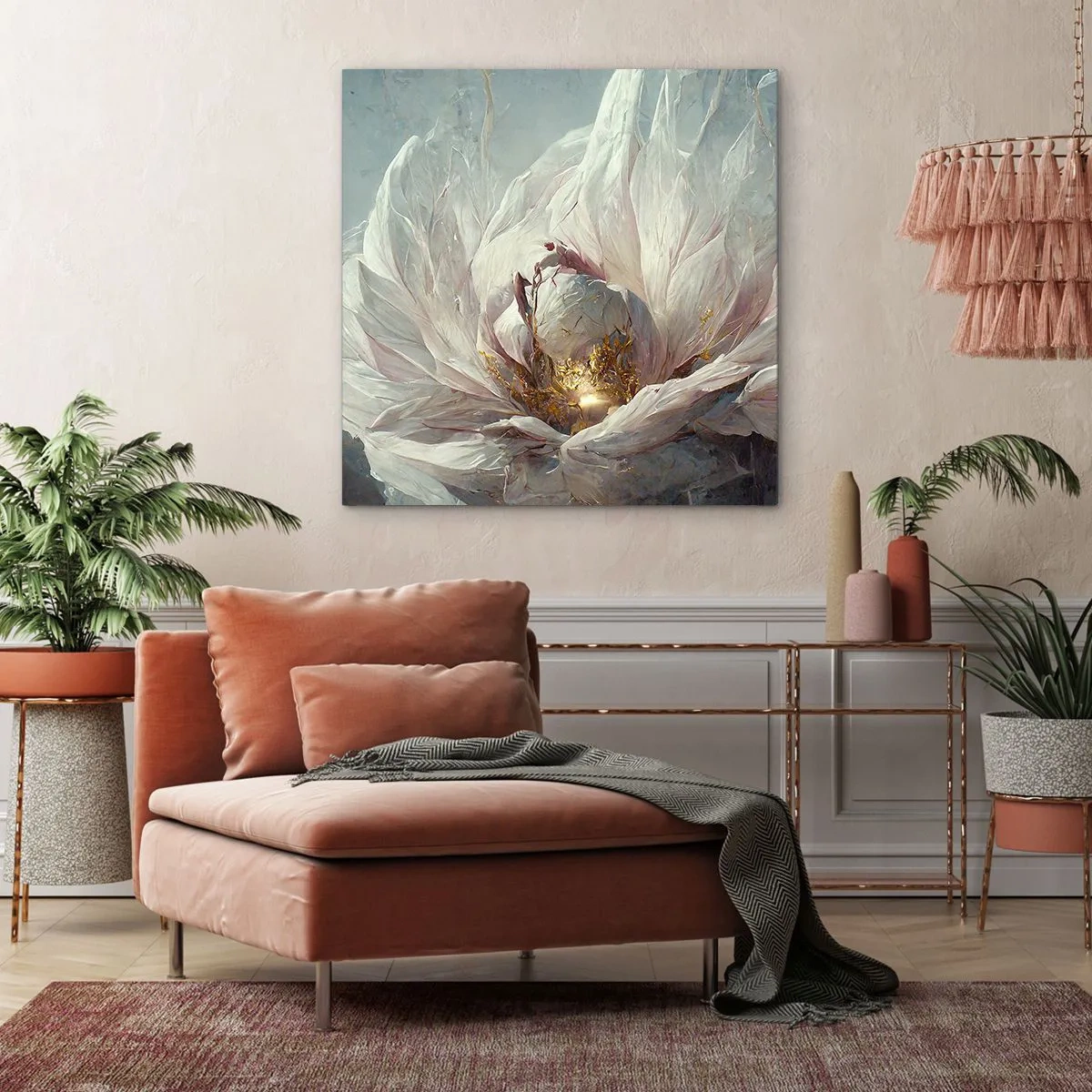 Canvas picture - It Blooms Once Every Hunderd Years - 70x70 cm