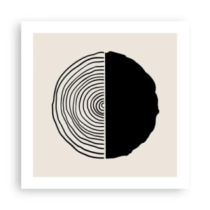 Poster - Half-half - 50x50 cm